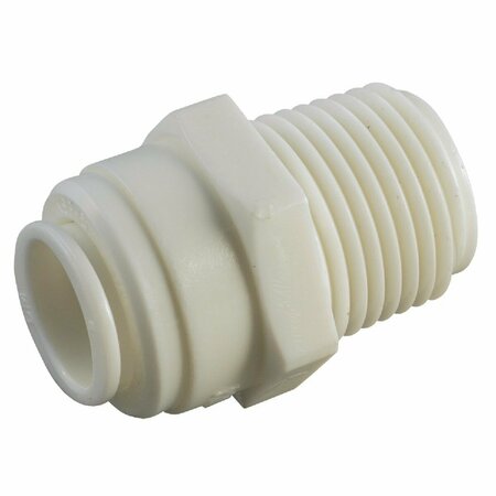 ANDERSON METALS 3/8 In. x 3/8 In. MPT Push-In Plastic Connector 53068-0606